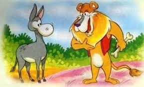El León y el Asno Ingenuo