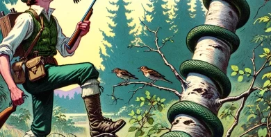 El Cazador de Pájaros y el Áspid