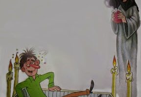La mujer y el marido borracho